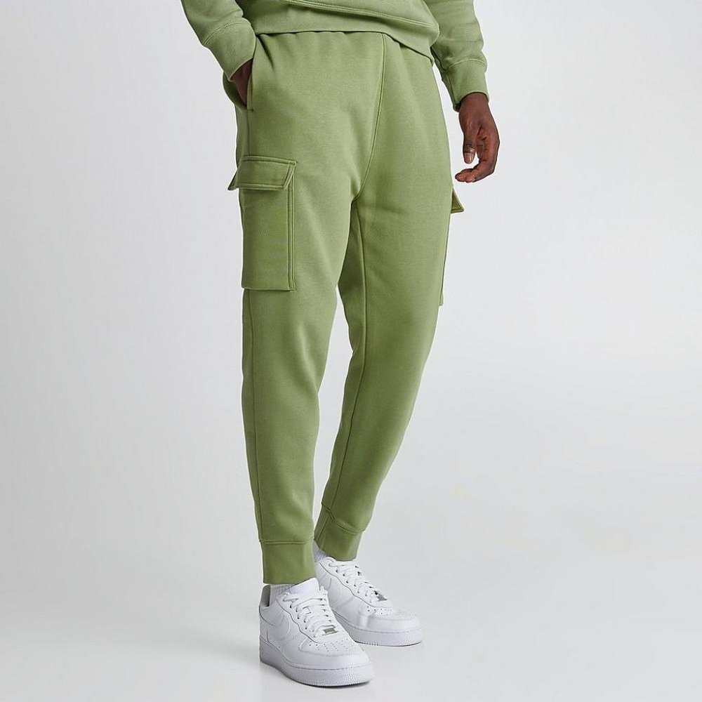 NWT NIKE MEN'S BIG & TALL CARGO FLEECE SPORTSWEAR JOGGER ALLIGATOR GREEN